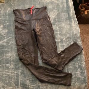 Spanx faux leather leggings